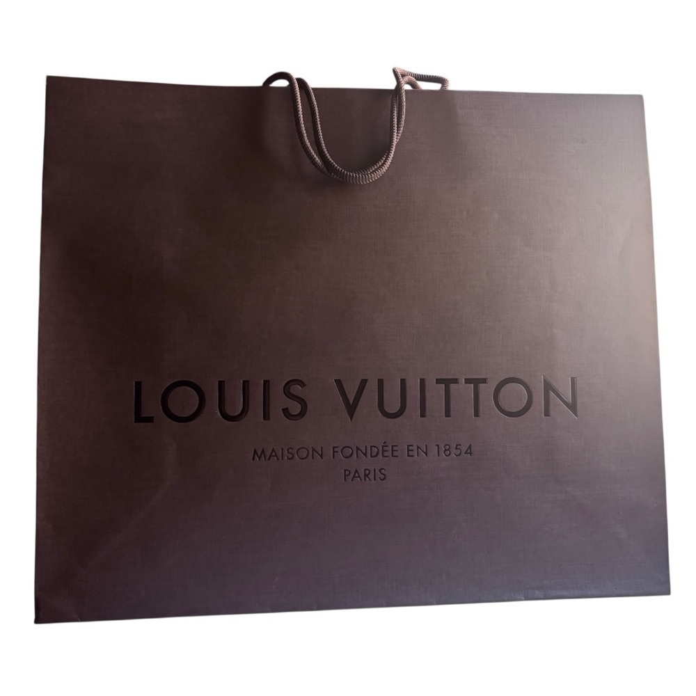 Louis Vuitton Brown Shopping Bag 15.5” x 13”